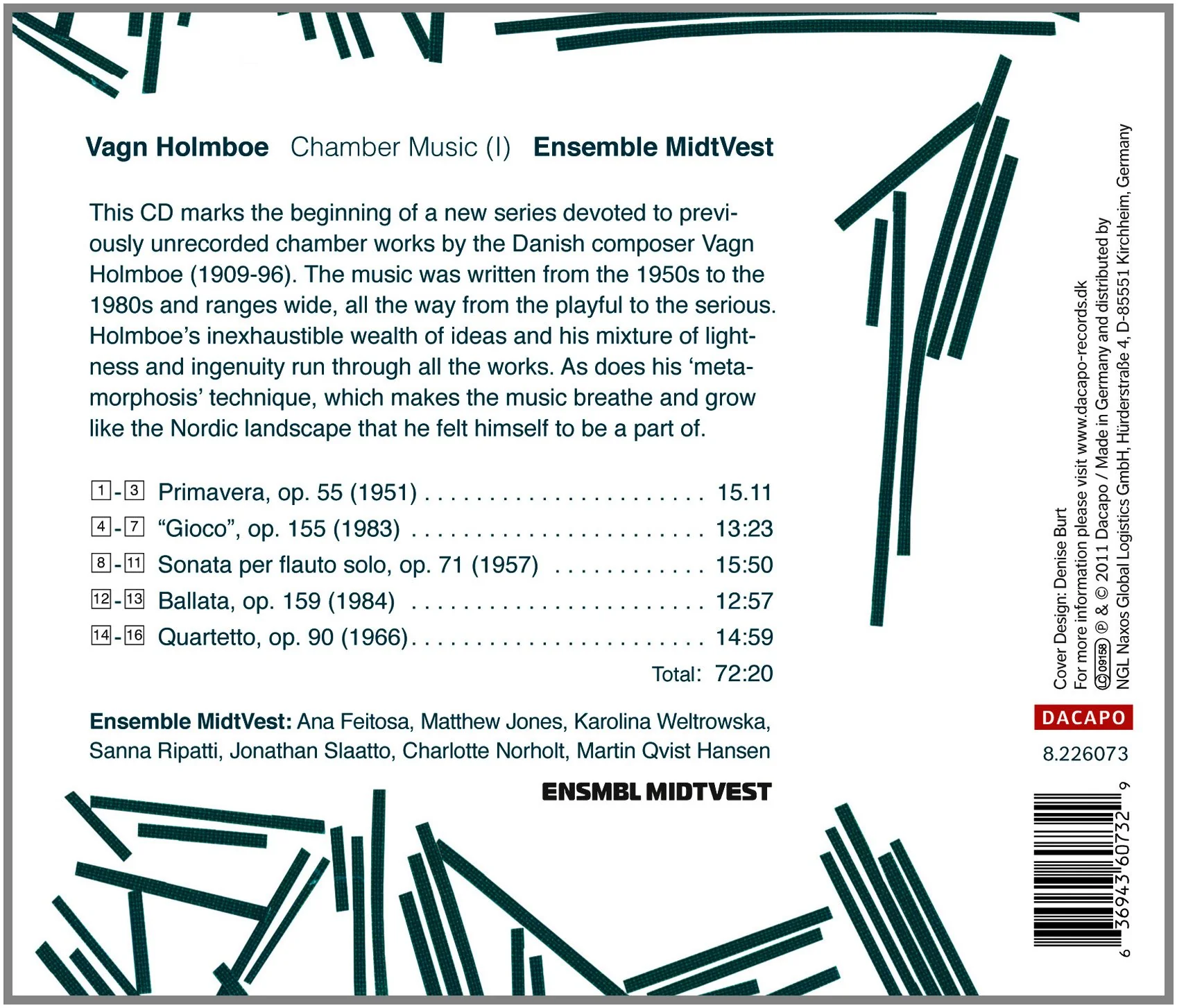 Holmboe: Chamber Music, Vol. 1 - Image 2
