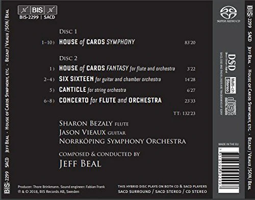 Beal: House of Cards Symphony / Bezaly, Vieaux, Norrkoping Symphony - Image 2