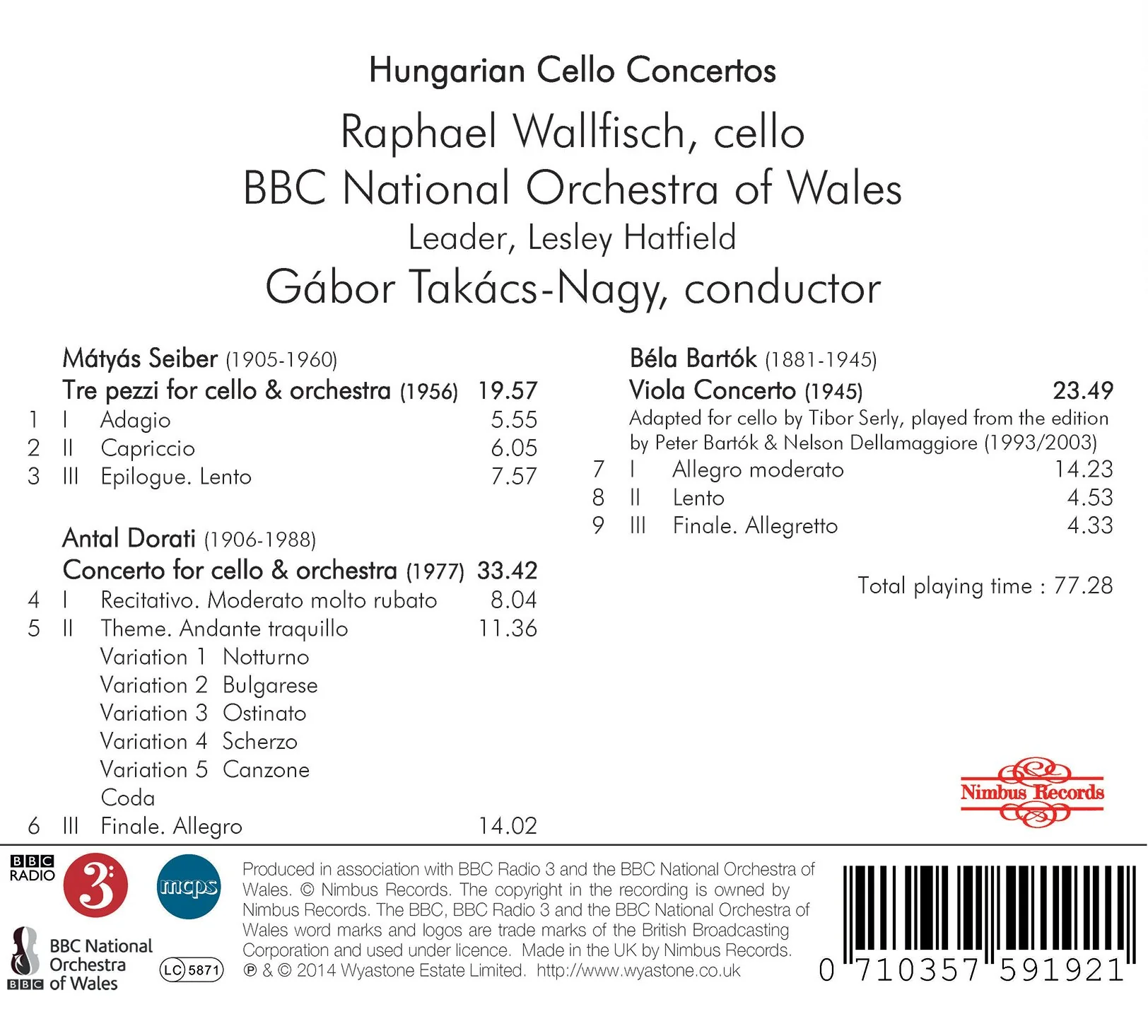 Hungarian Cello Concertos - Image 2