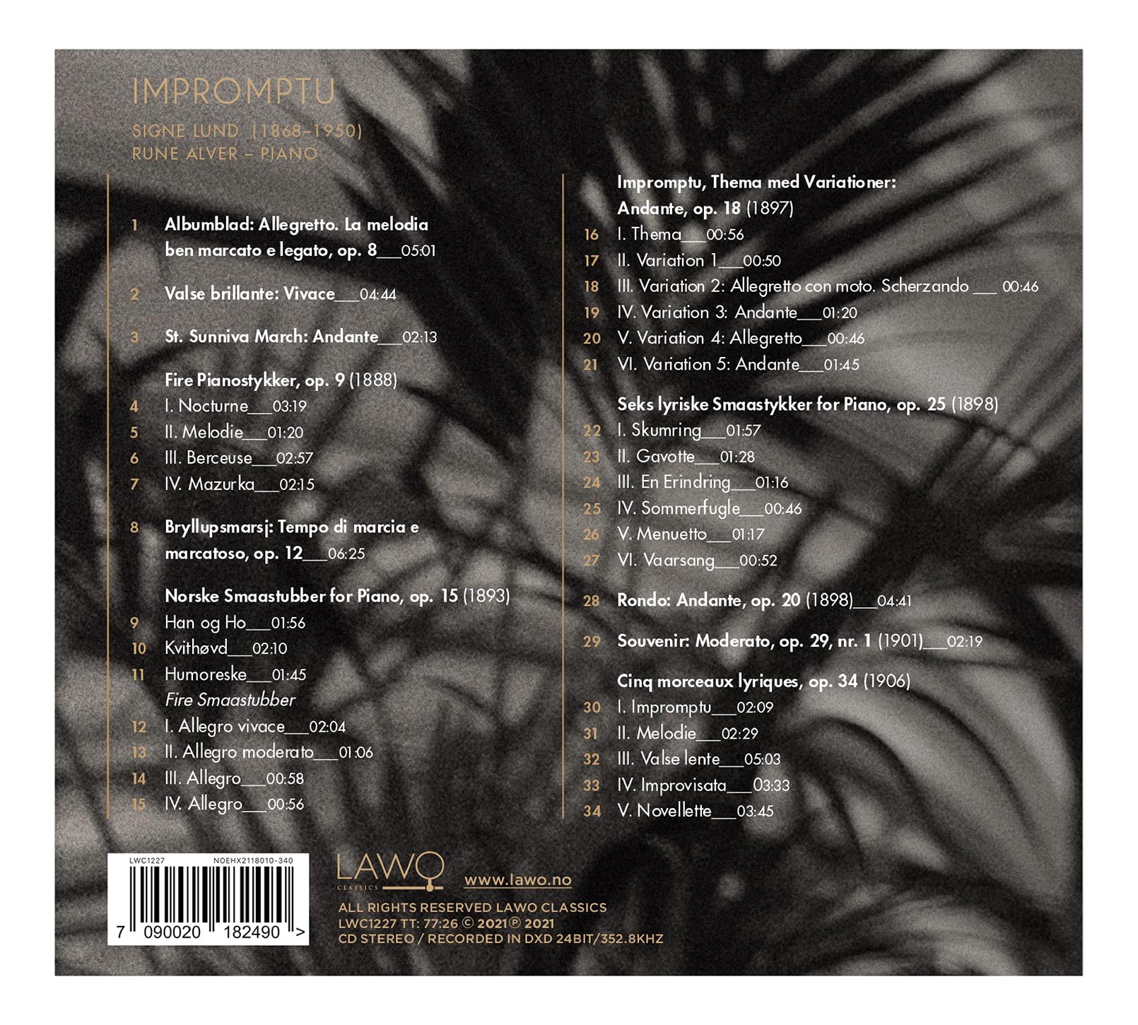 Impromptu – Works By The Young Signe Lund / Alver - Image 2