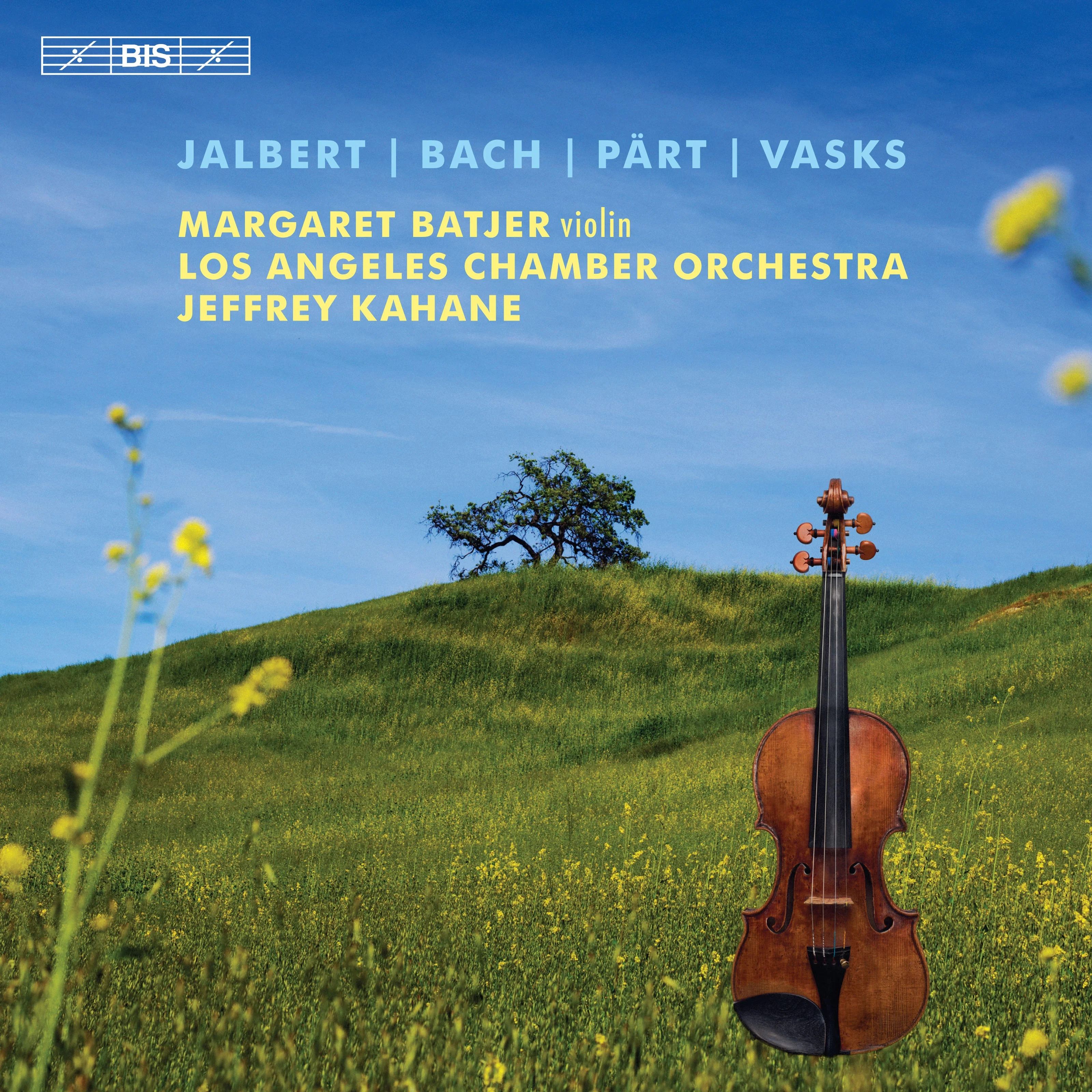 Jalbert; Bach; Pärt; Vasks: Violin Concertos / Batjer, Kahane, LACO - Image 2