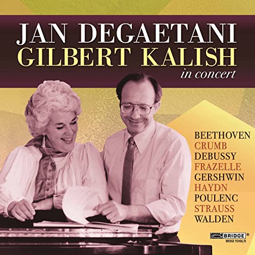 Jan DeGaetani & Gilbert Kalish in Concert - Image 2