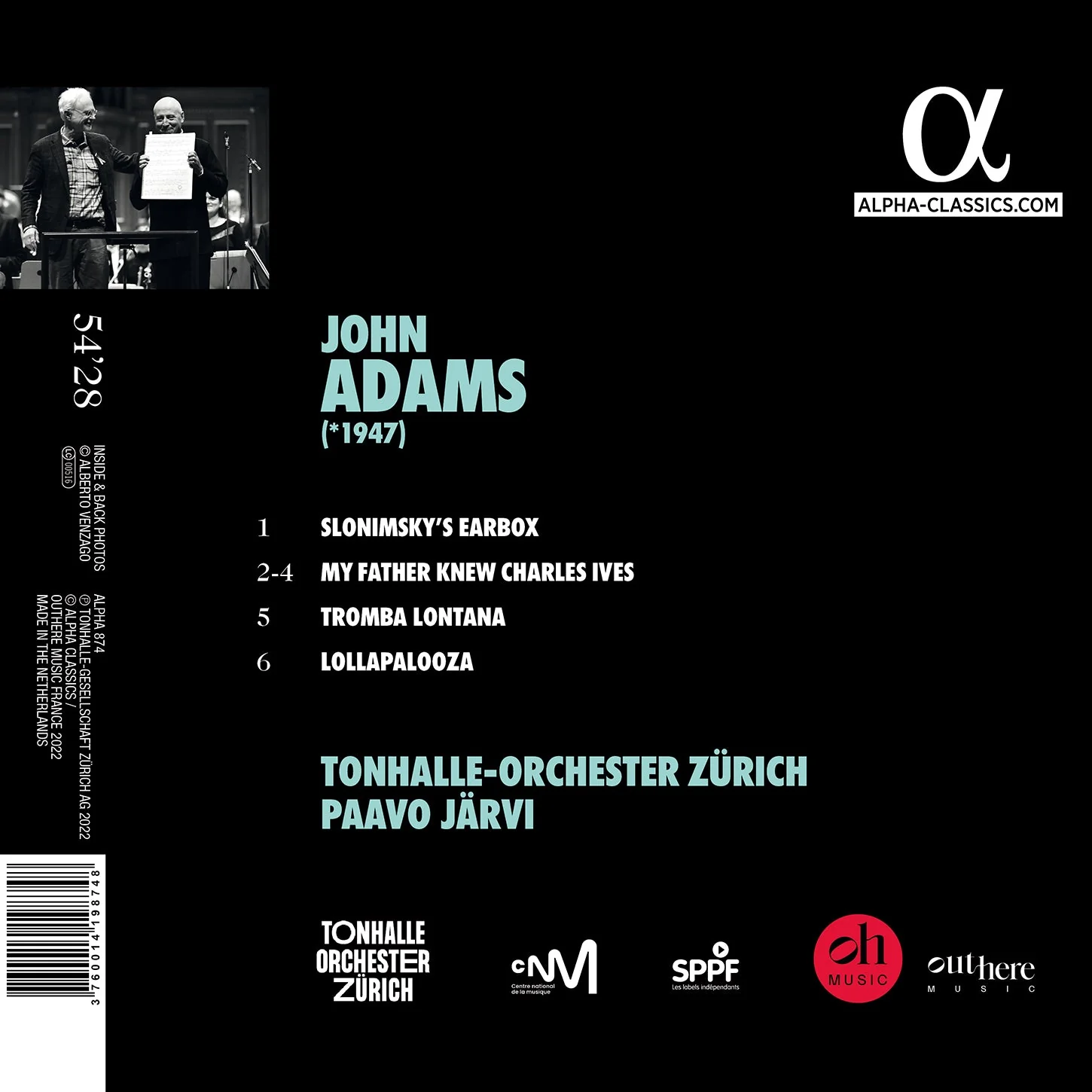 Adams: Orchestral Works / Järvi, Tonhalle-Orchester Zürich - Image 2