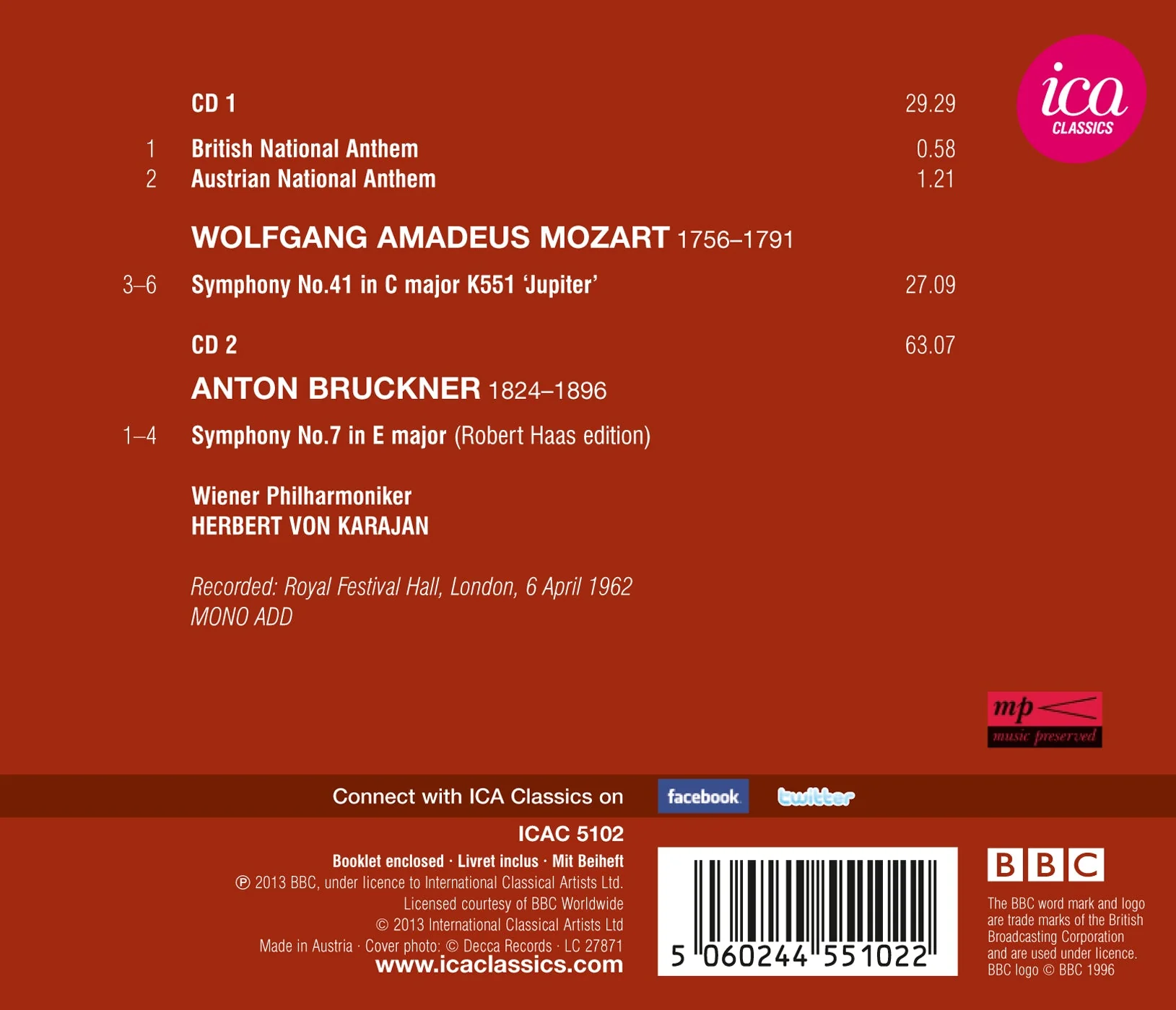 Karajan's Historic VPO Concert [2 CDs] - Image 2