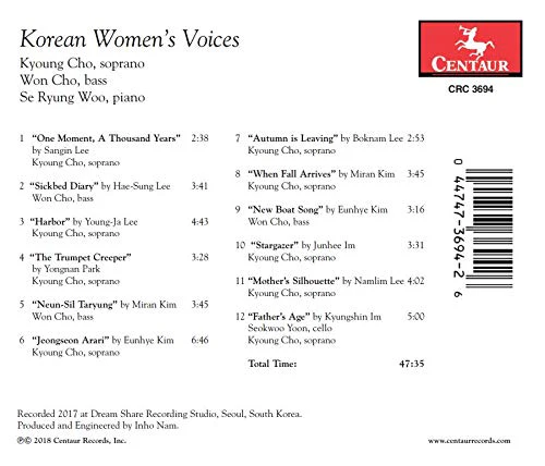 Korean Women's Voices / Kyoung Cho, Won Cho, Se Ryung Woo - Image 2