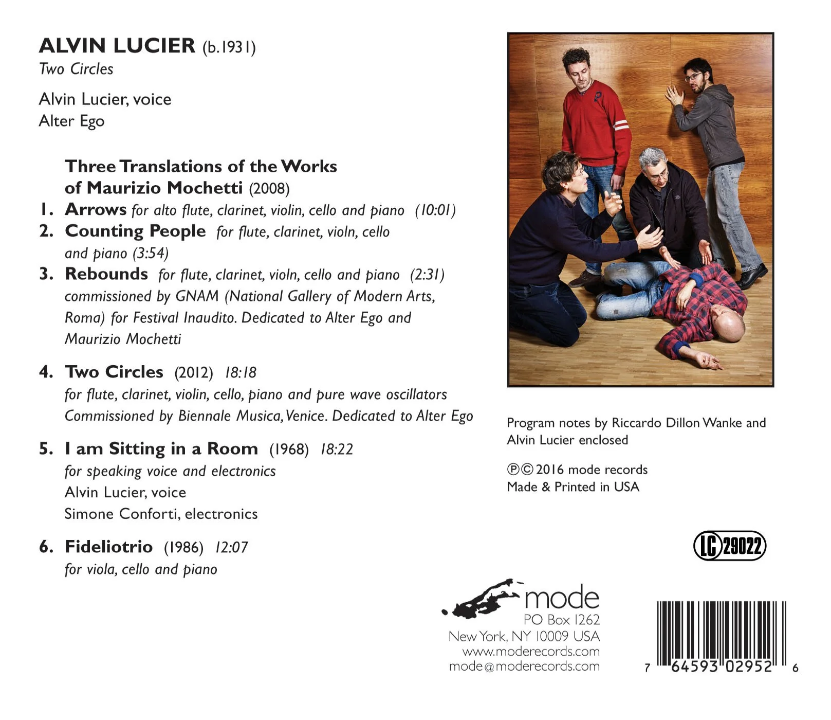 Lucier: Two Circles / Alter Ego - Image 2