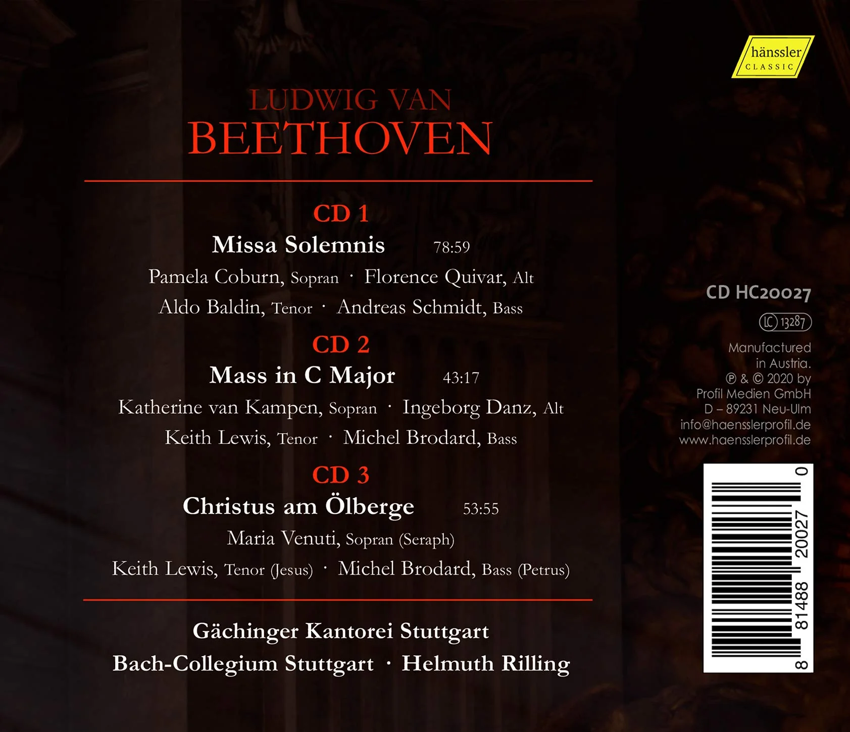Ludwig van Beethoven: Missa Solemnis - Mass in C Major - Chr - Image 2