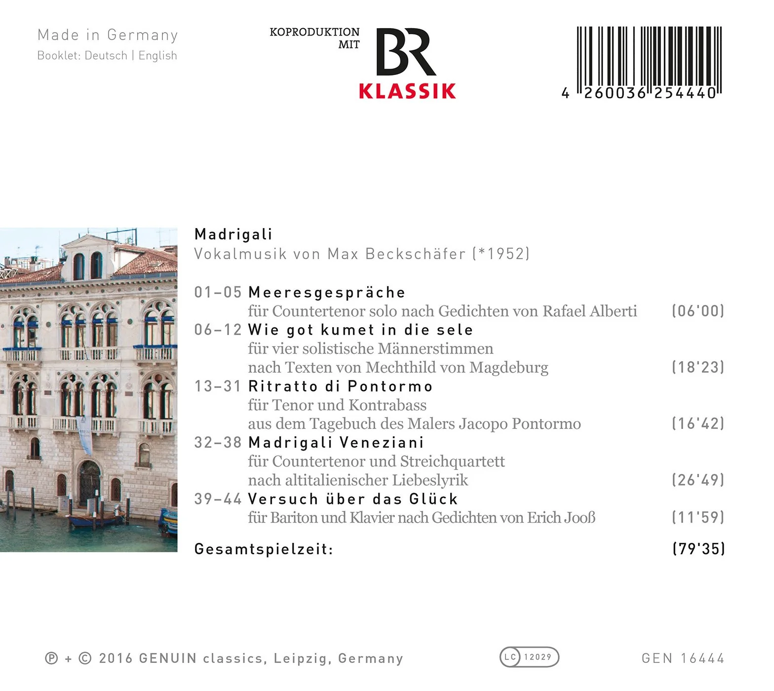 Madrigali: Vokalmusik von Max Beckschäfer - Image 2