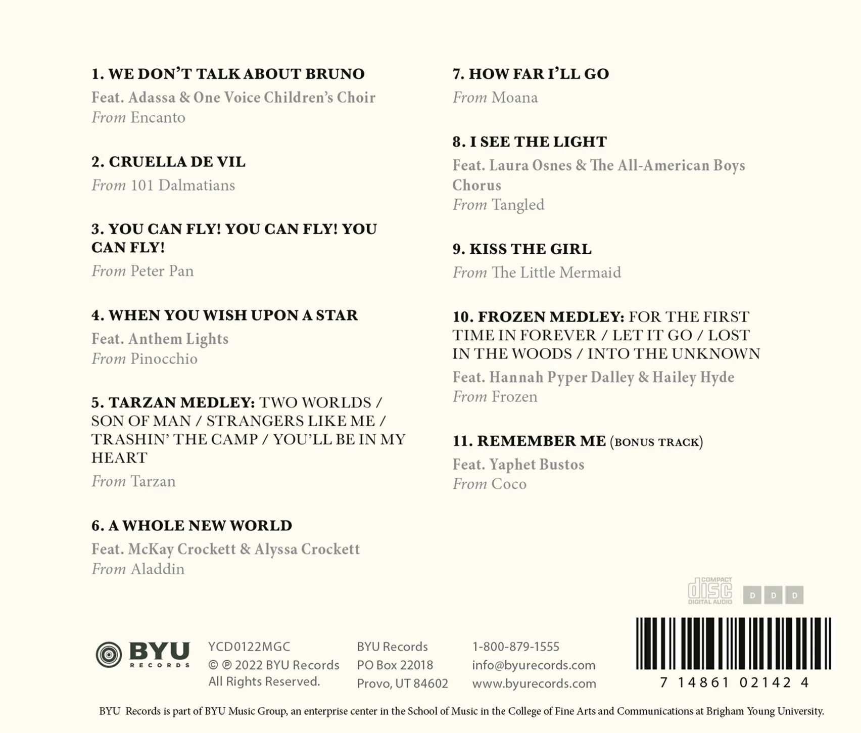 Magic - Disney Through Time / BYU Vocal Point - Image 2