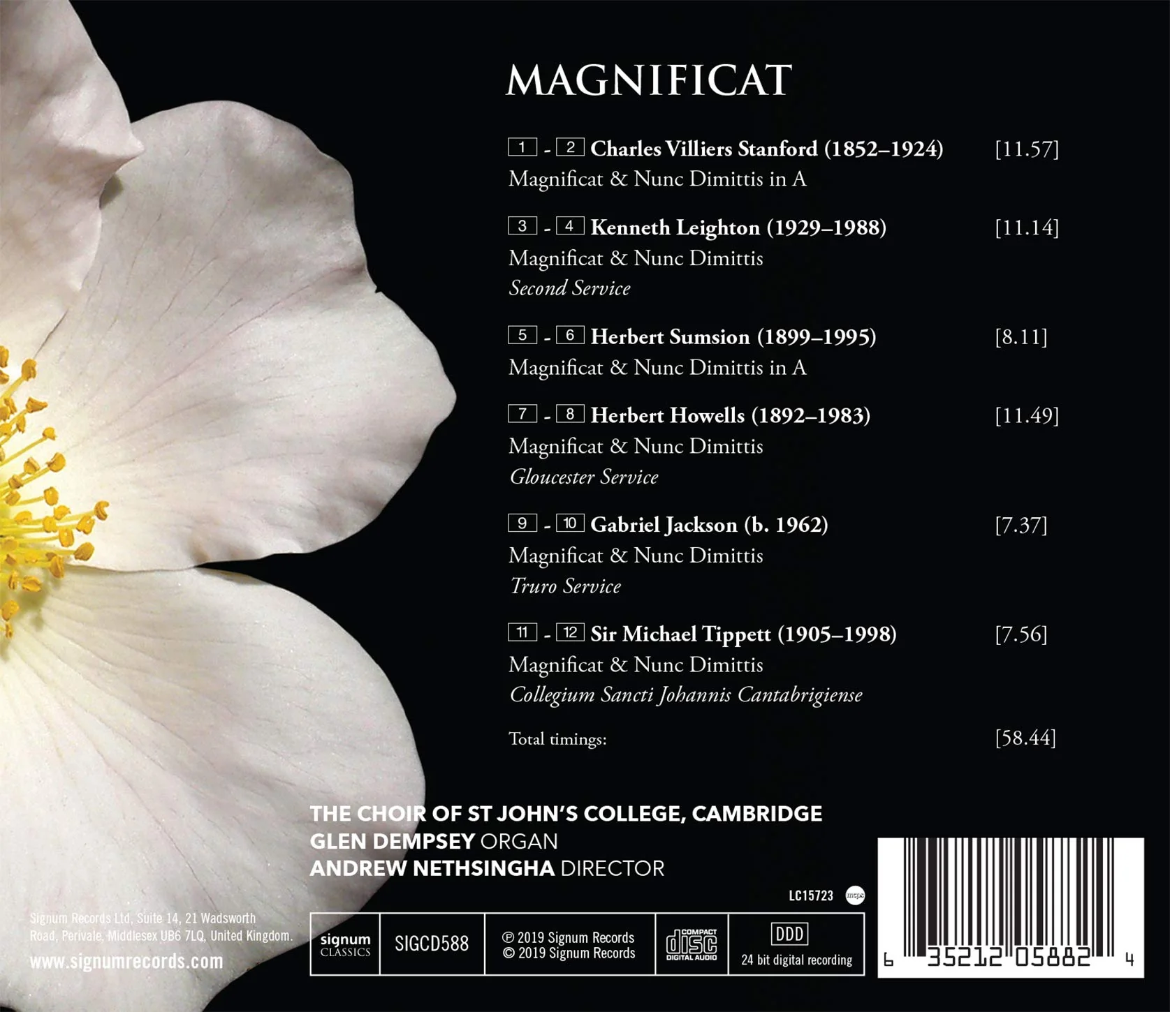 Magnificat / Nethsingha, Choir of St. John's College - Image 2