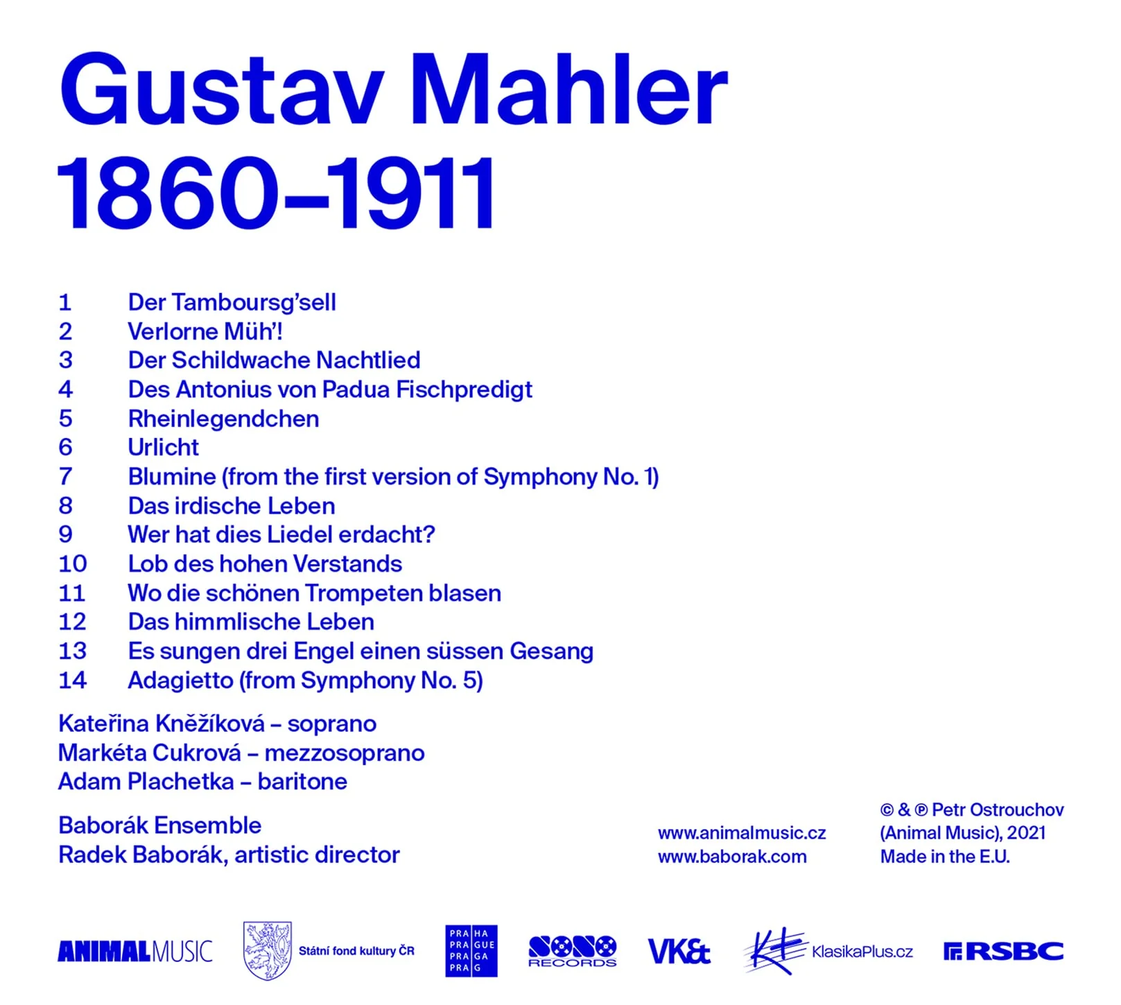 Mahler: Das Knaben Wunderhorn / Baborák Ensemble - Image 2