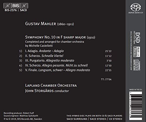 Mahler: Symphony No. 10 / Storgards, Lapland Chamber Orchestra - Image 2