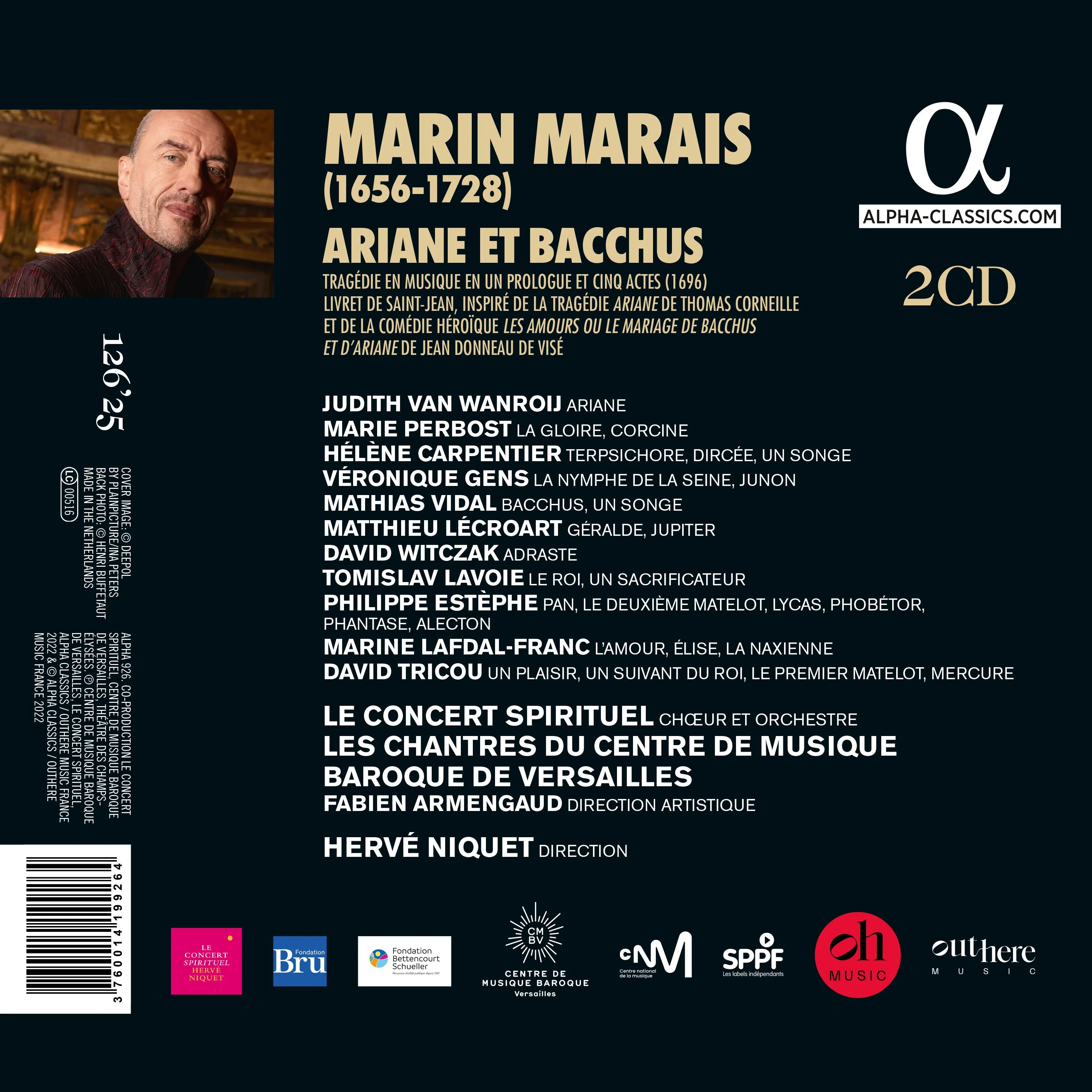 Marais: Ariane et Bacchus / Niquet, Le Concert Spirituel - Image 2