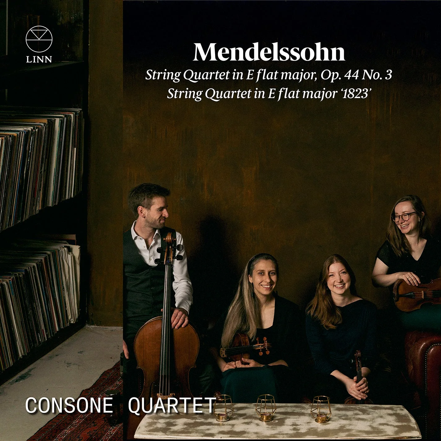 Mendelssohn: String Quartet in E Flat Major; String Quartet No. 3 / Consone Quartet - Image 2