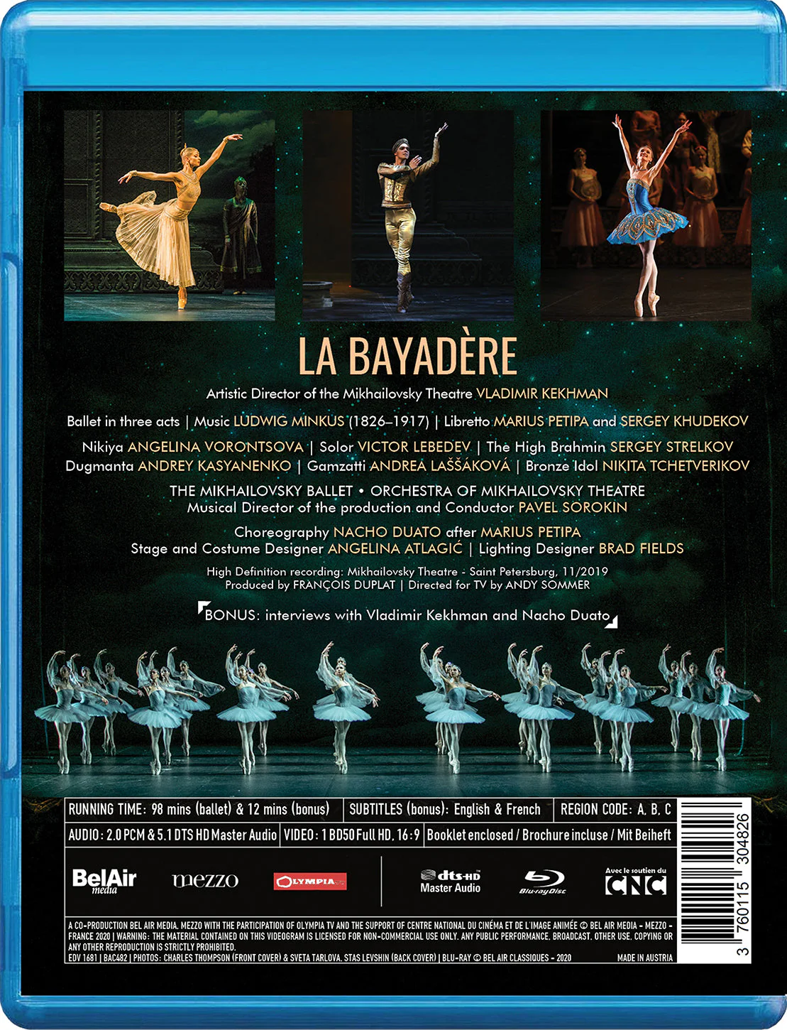 Minkus: La Bayadere / Sorokin, Mikhailovsky Ballet [Blu-Ray] - Image 2