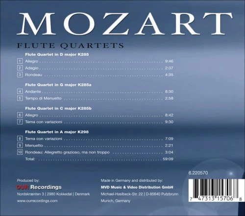 Mozart, W.A.: Flute Quartets Nos. 1-4 - Image 2