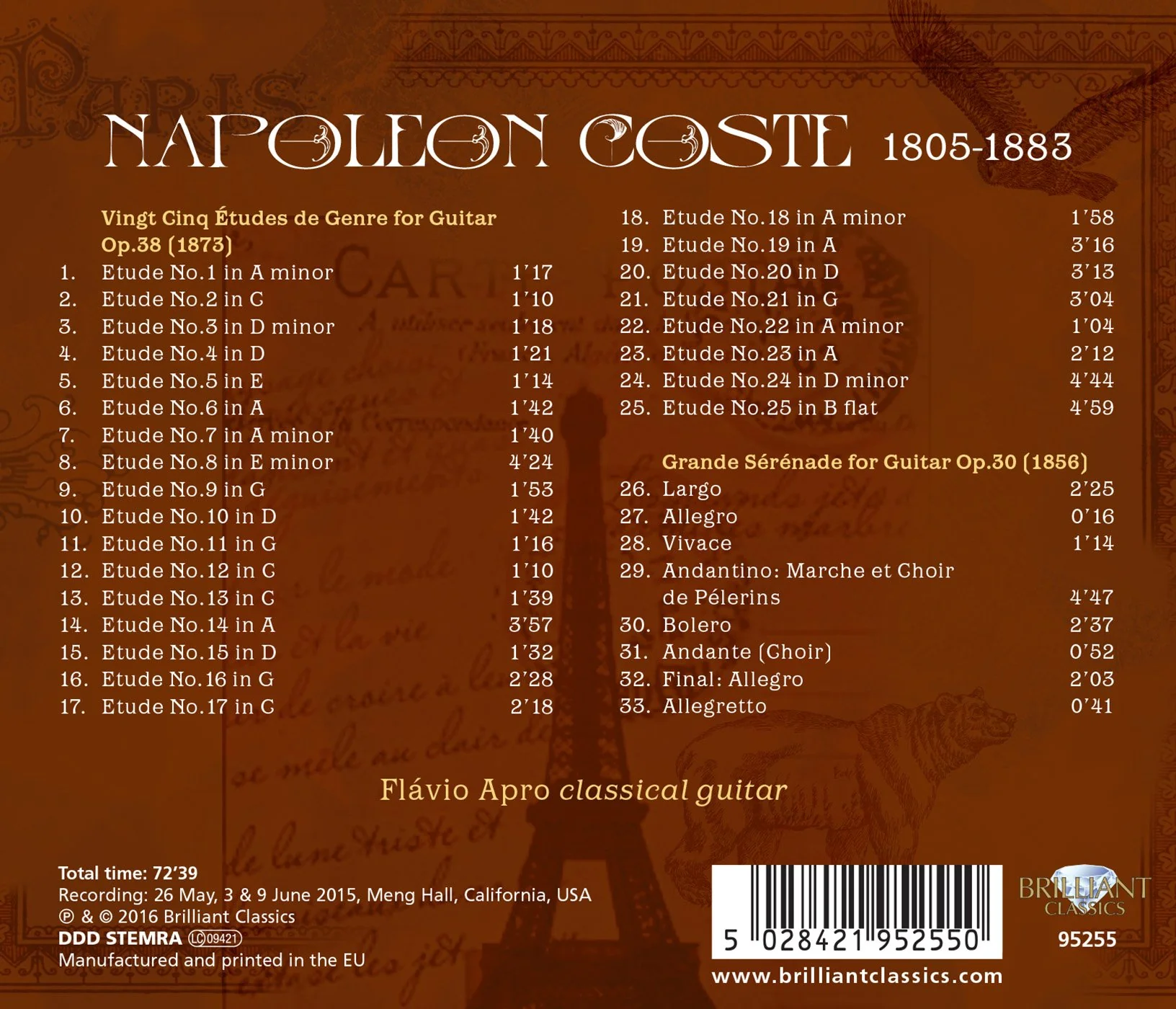 Napoleon Coste: Guitar Music - Image 2