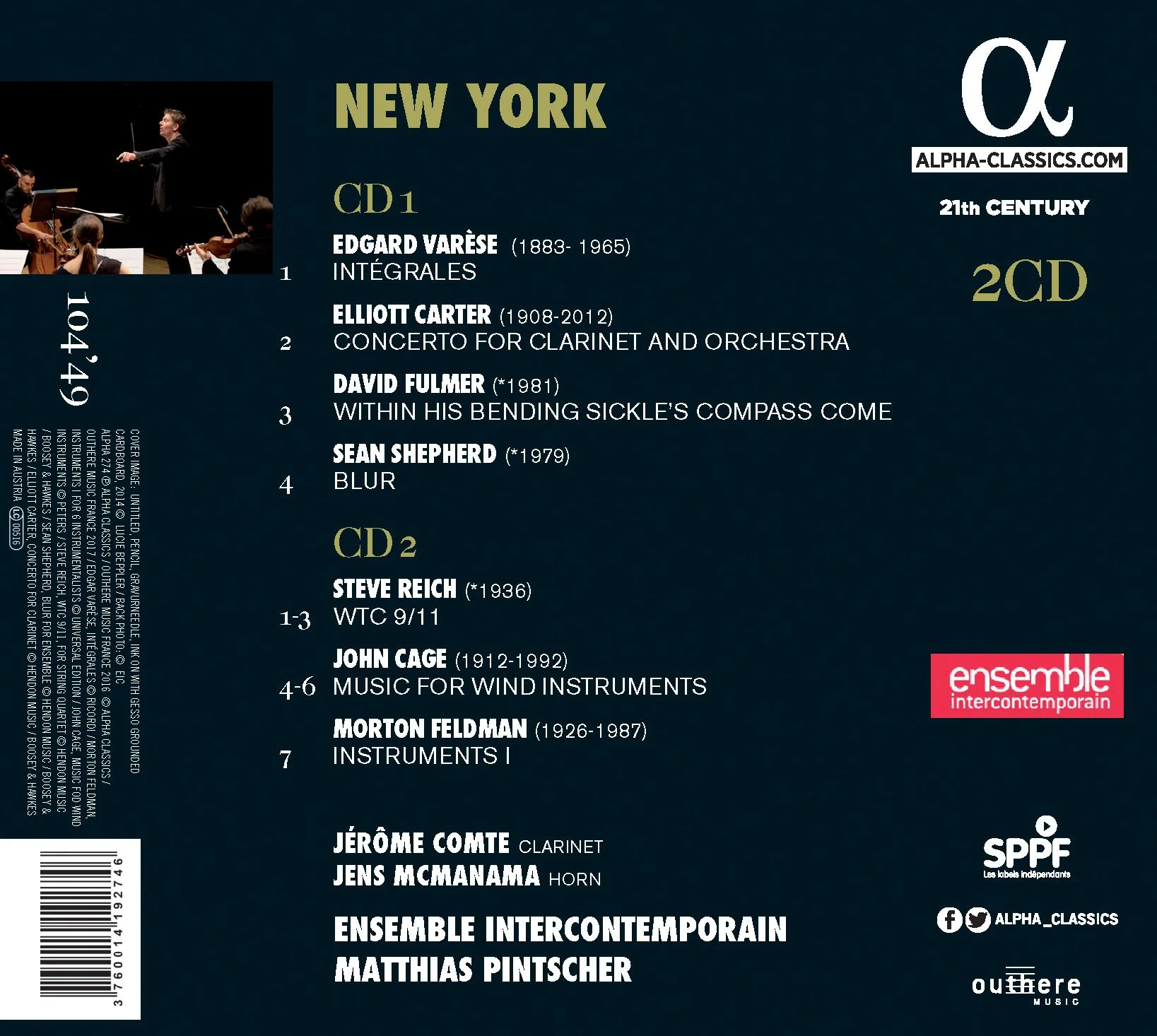 New York / Pintscher, Ensemble Intercontemporain - Image 2