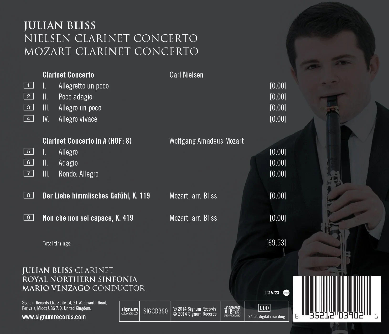 Nielsen: Clarinet Concerto - W.A. Mozart: Clarinet Concerto - Image 2