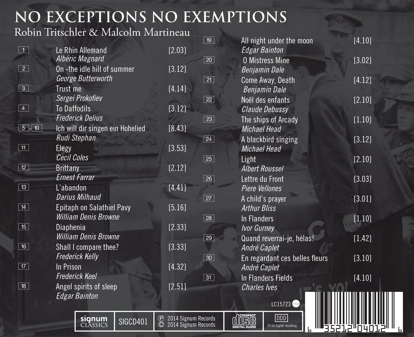 No Exceptions, No Exemptions / Robin Trischler, Malcolm Martineau - Image 2