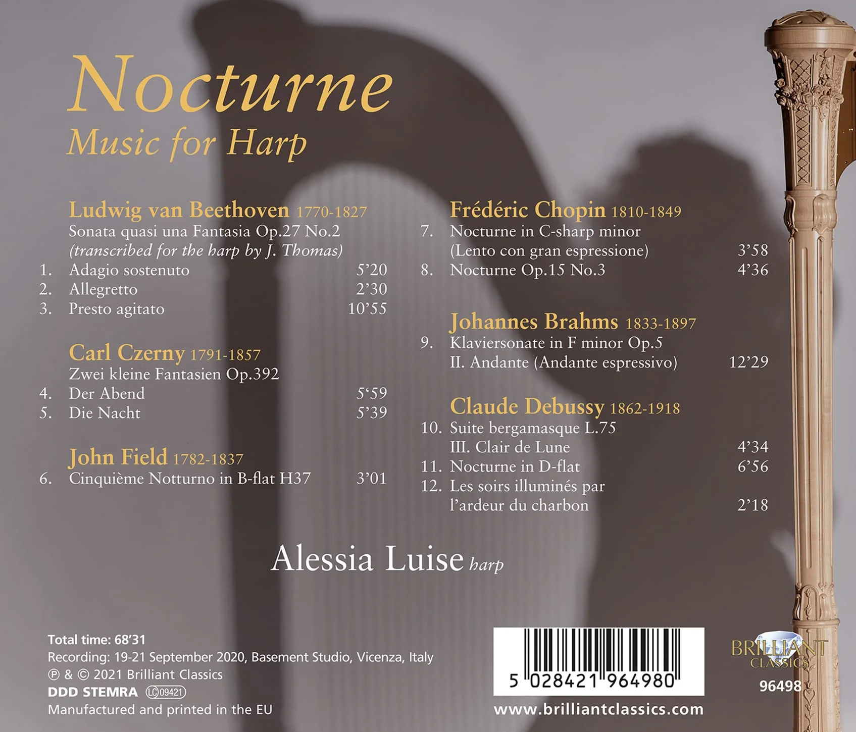 Nocturne: Music for Harp / Luise - Image 2
