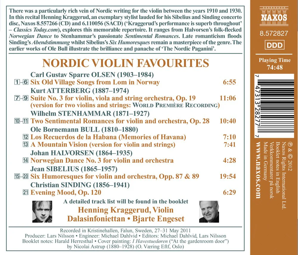 Nordic Violin Favourites / Kraggerud, Engeset, Dalasinfoniettan - Image 2