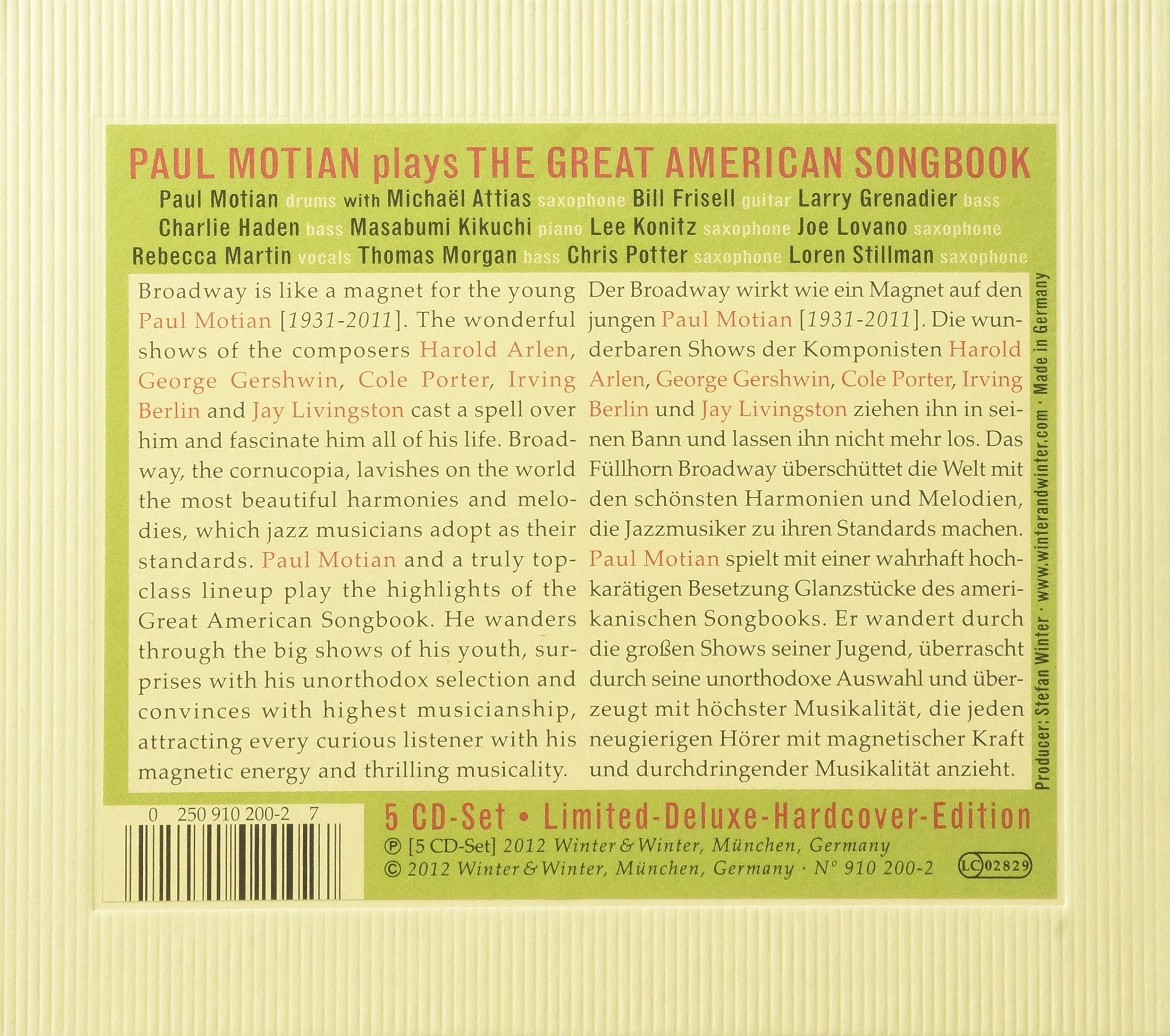 On Broadway, Vol. 1-5 / Paul Motian - Image 2