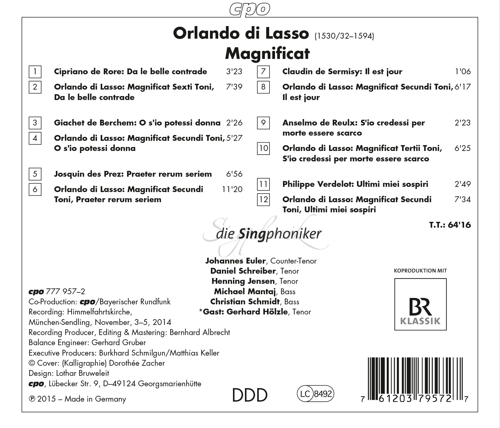 Orlando di Lasso: Magnificat - Image 2