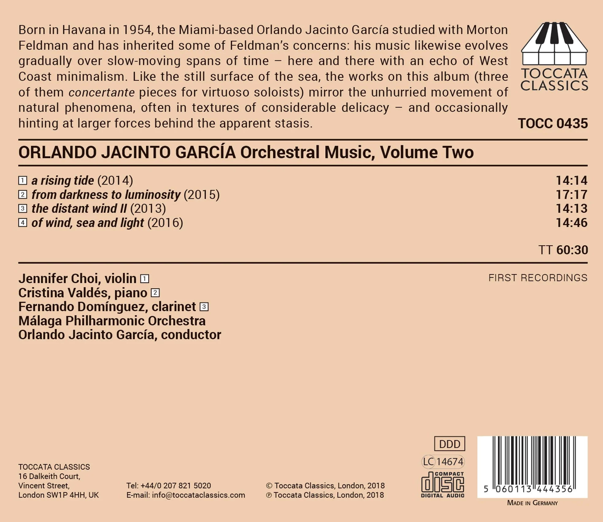 Orlando Jacinto García: Orchestral Music, Vol. 2 - Image 2