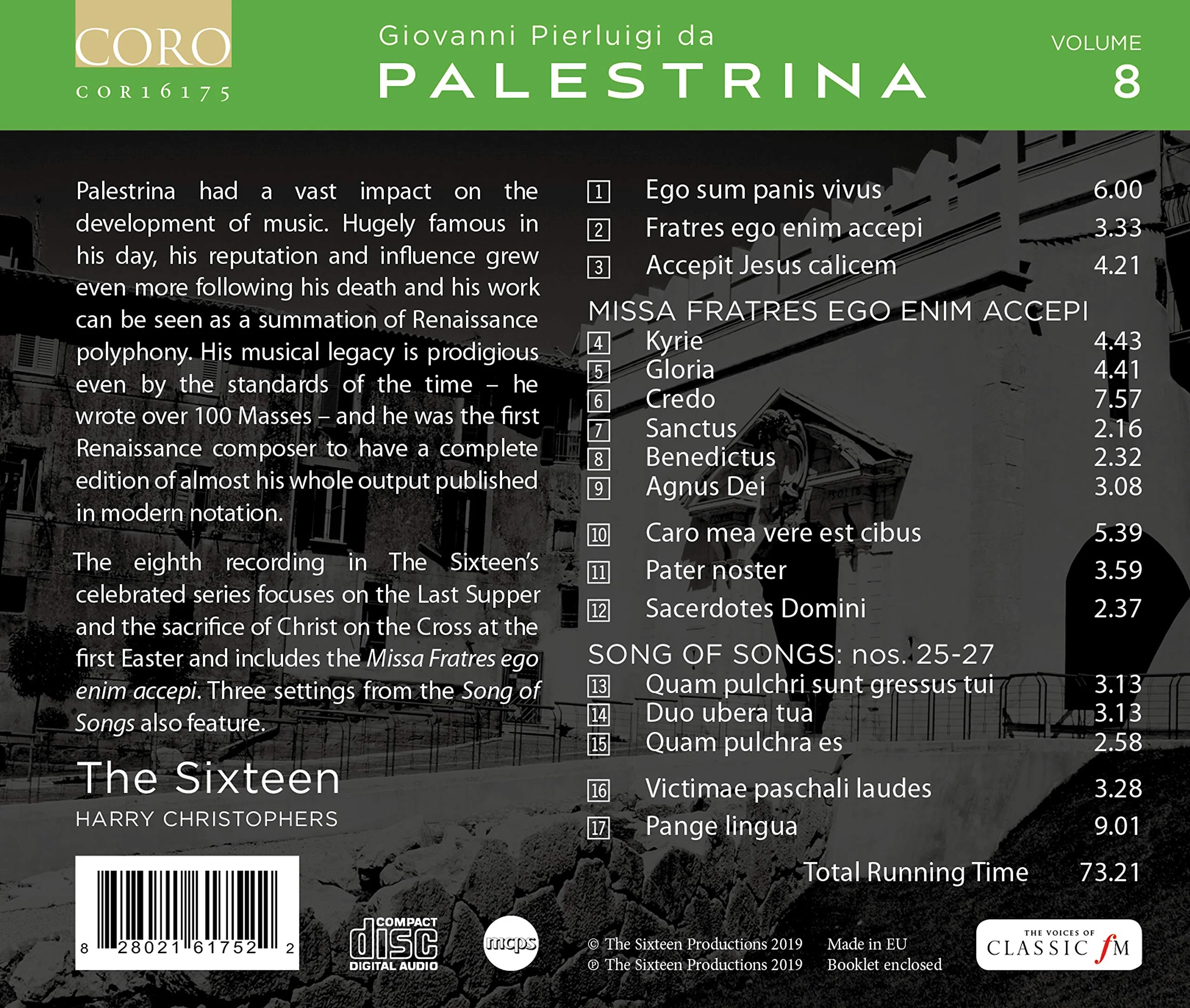 Palestrina, Vol. 8 / Christophers, The Sixteen - Image 2