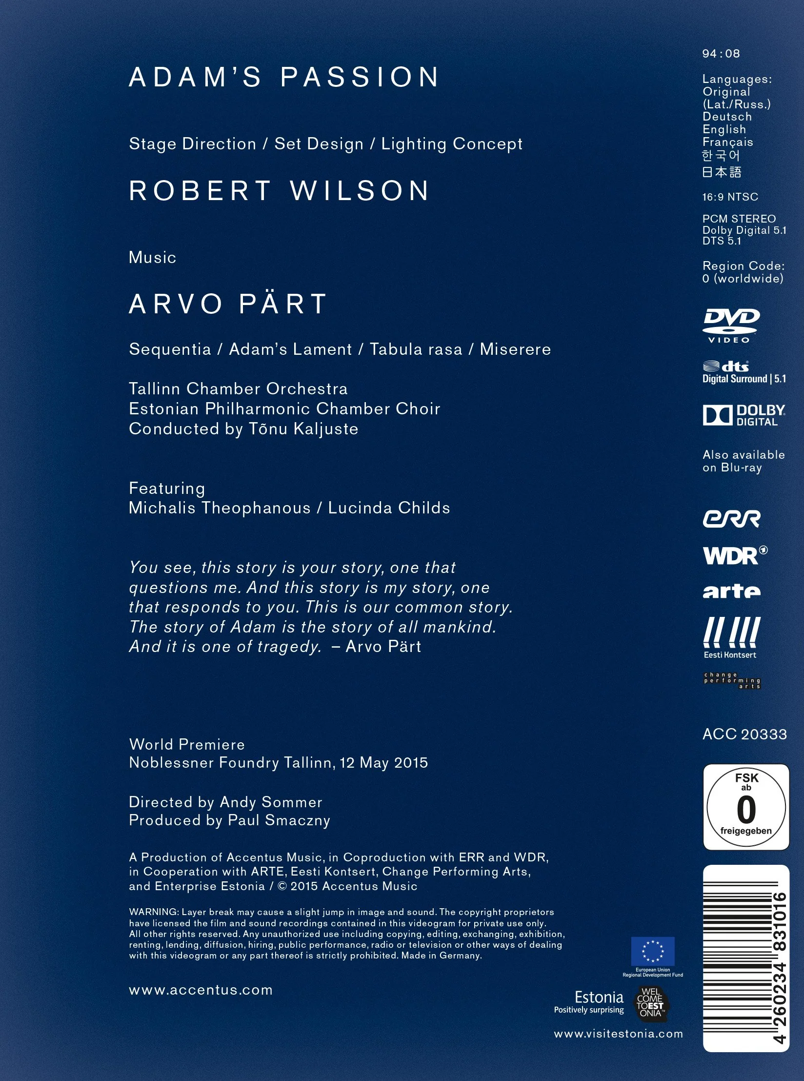 Part/Wilson: Adam's Passion - Image 2