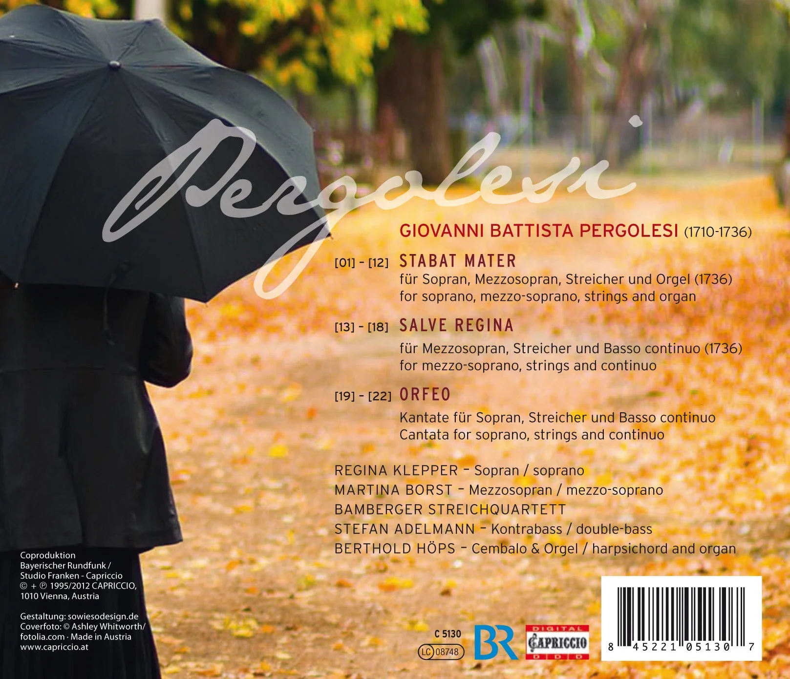 Pergolesi: Stabat mater; Salve Regina; Orfeo - Image 2