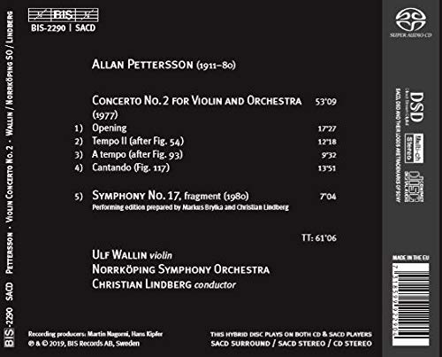 Pettersson: Violin Concerto No. 2 - Symphony No. 17 - Image 2