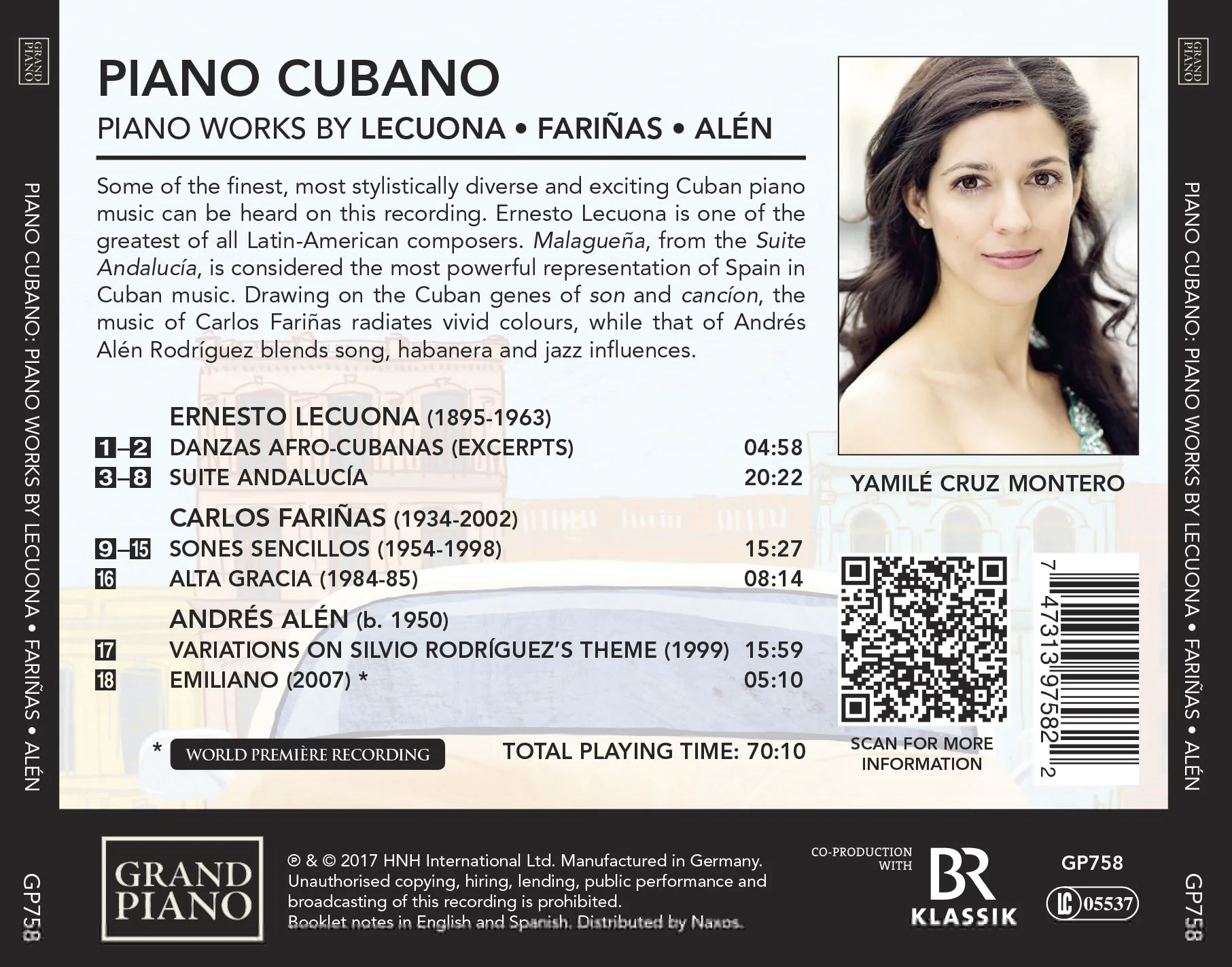 Lecuona, Alén, Fariñas: Piano Cubano / Montero - Image 2