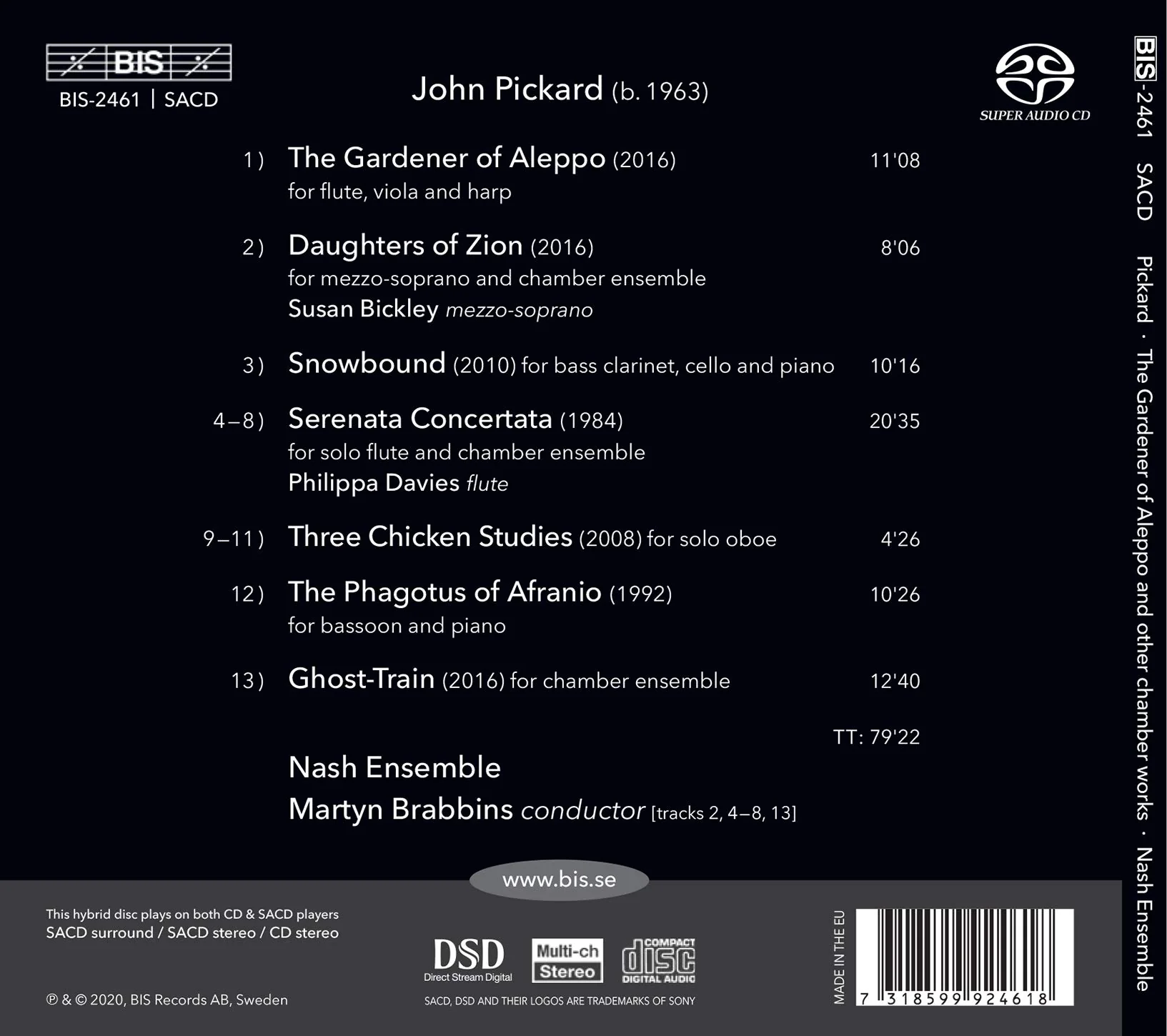 Pickard: The Gardener of Aleppo & Other Chamber Works / Brabbins, Nash Ensemble - Image 2