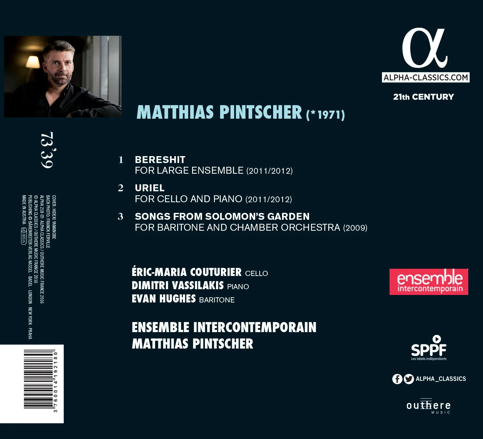 Pintscher: Bereshit / Ensemble Intercontemporain - Image 2