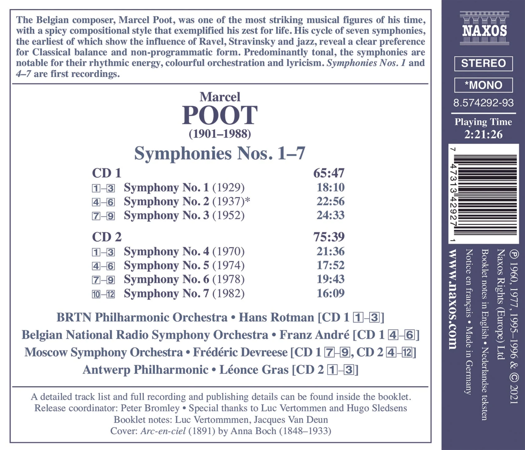 Poot: Symphonies Nos. 1-7 - Image 2