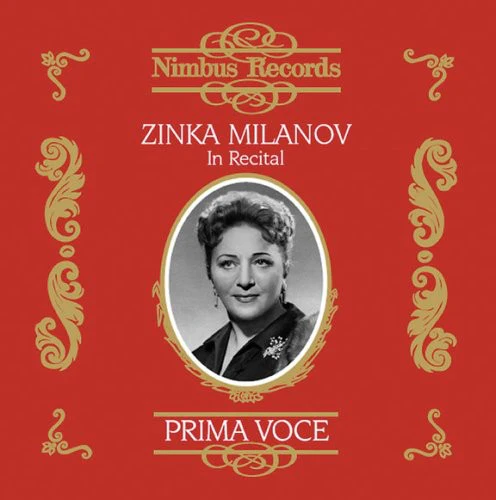 Prima Voce - Zinka Milanov In Recital - Schumann, Brahms, Etc