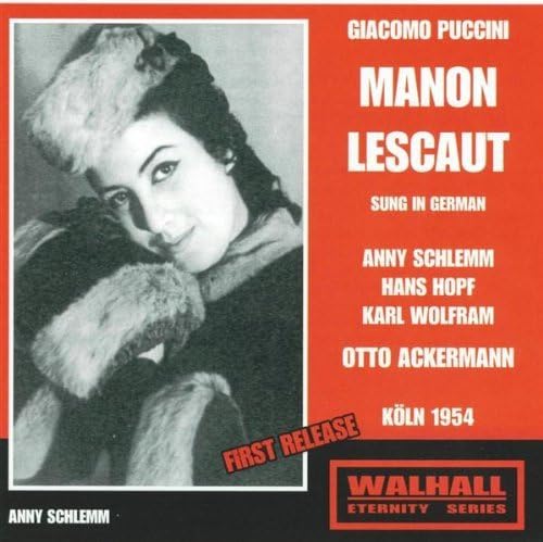 Puccini: Manon Lescaut (Sung in German) [Recorded 1954 & 196 - Image 2