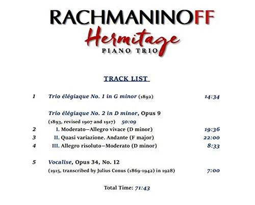 Rachmaninoff / Hermitage Piano Trio - Image 2