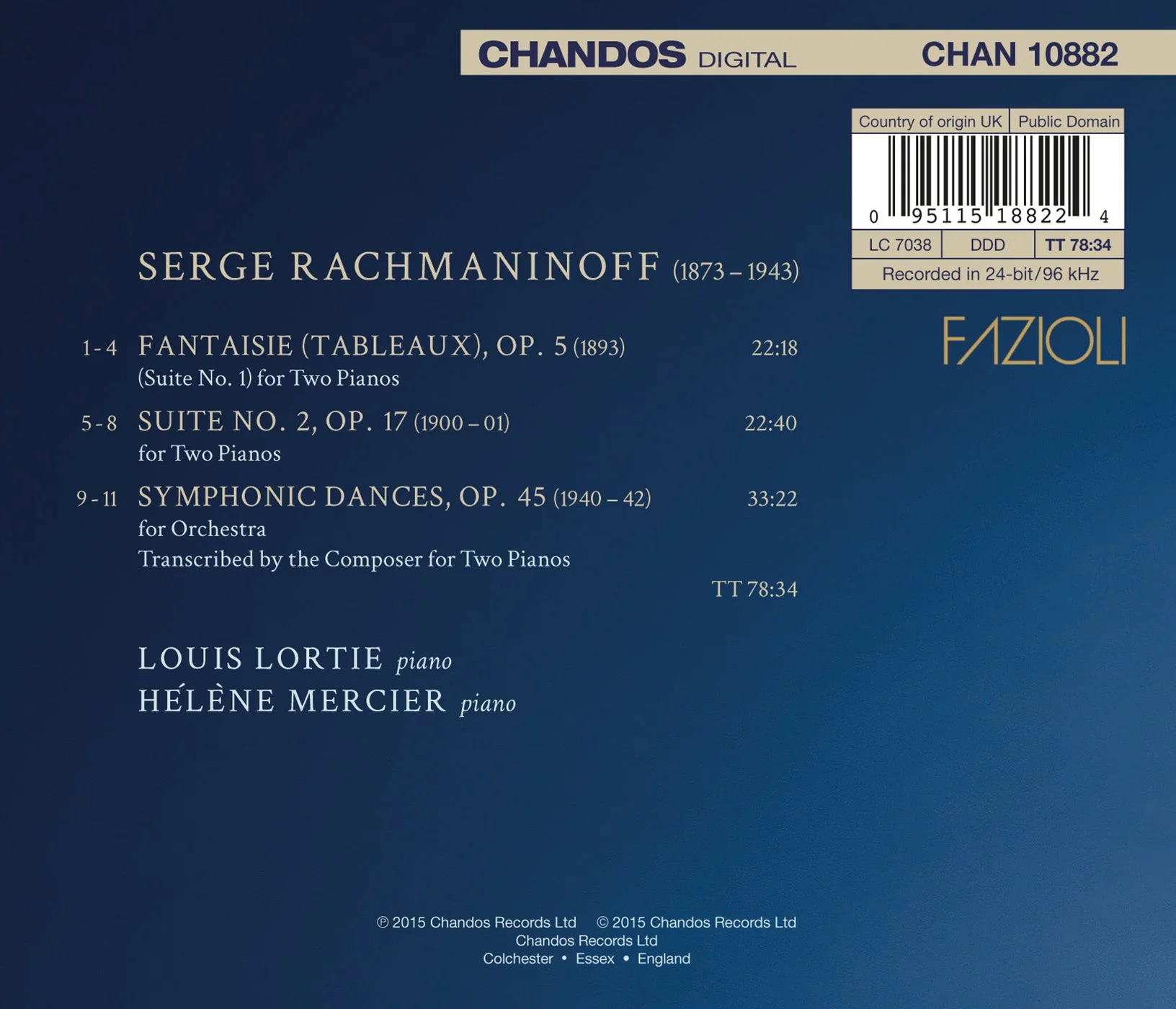 Rachmaninoff: Piano Duets - Image 2