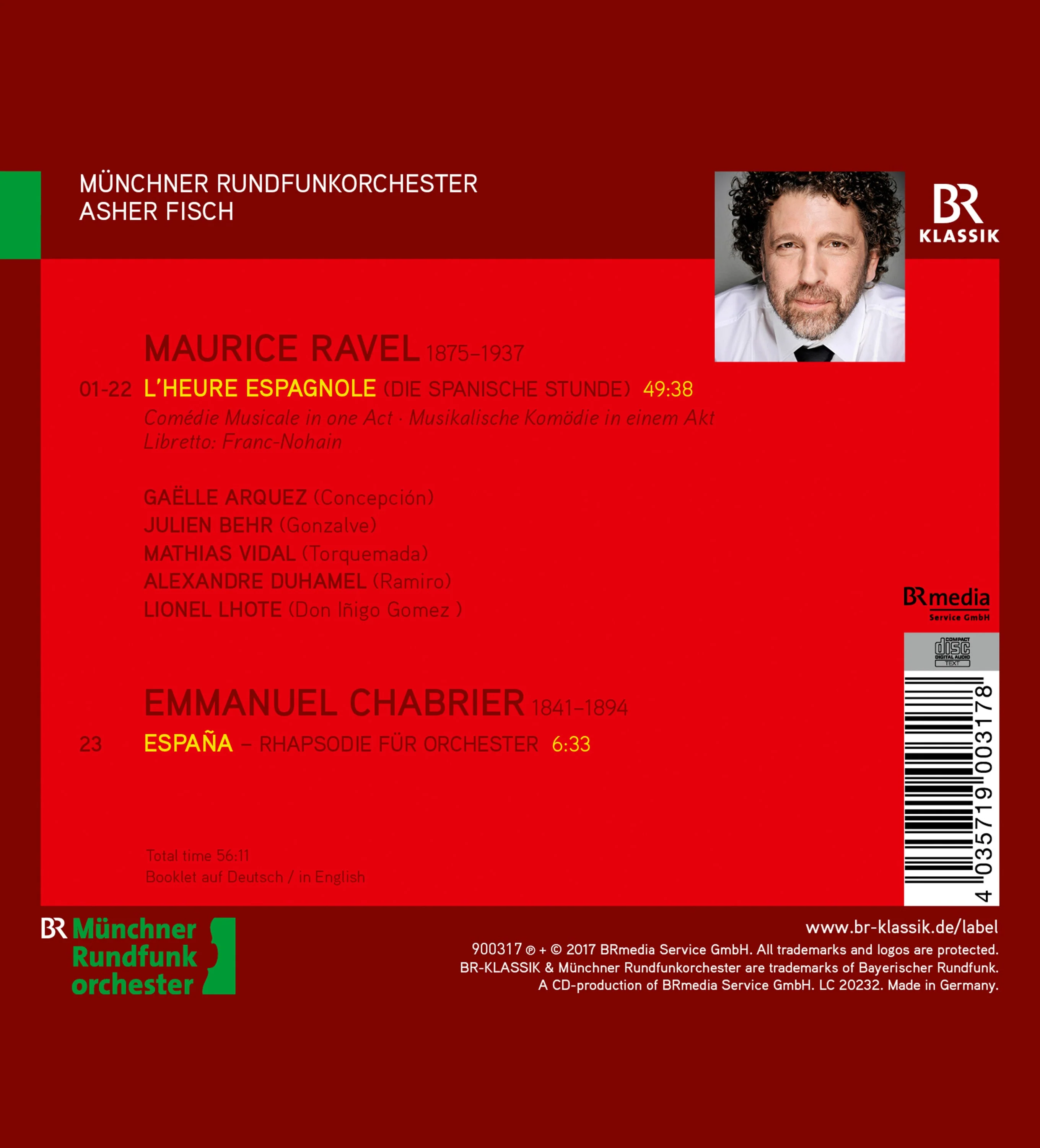 Ravel: L'heure espagnole / Arquez, Behr, Fisch, Munich Radio Orchestra - Image 2