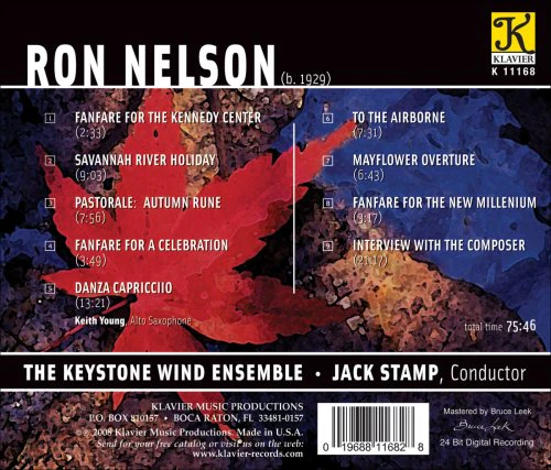 Ron Nelson: To The Airborne, Mayflower Overture, Etc / Stamp, Keyston Wind Ensemble - Image 2