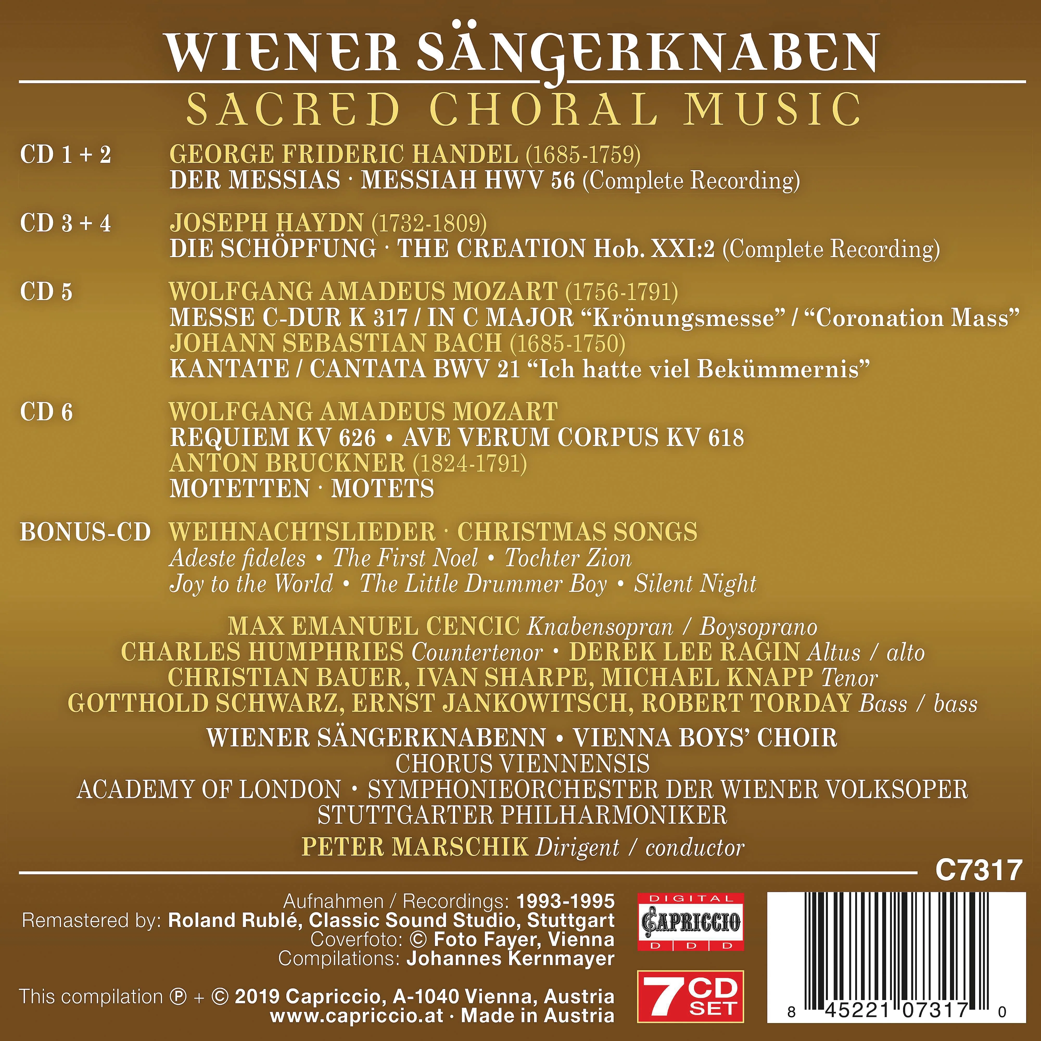 Sacred Choral Music / Vienna Boys' Choir - Image 2
