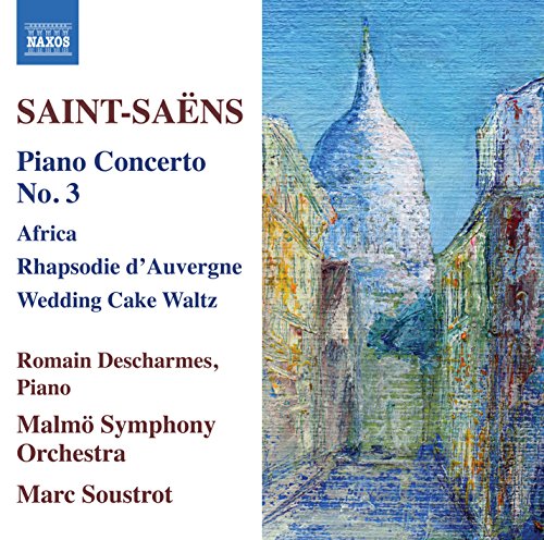 Saint-Saens: Piano Concertos, Vol. 2 / Descharmes, Soustrot, Malmo Symphony Orchestra - Image 2