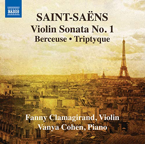 Saint-saens: Violin Sonata No  1; Berceuse; Triptyque / Clamagirand, Cohen - Image 2