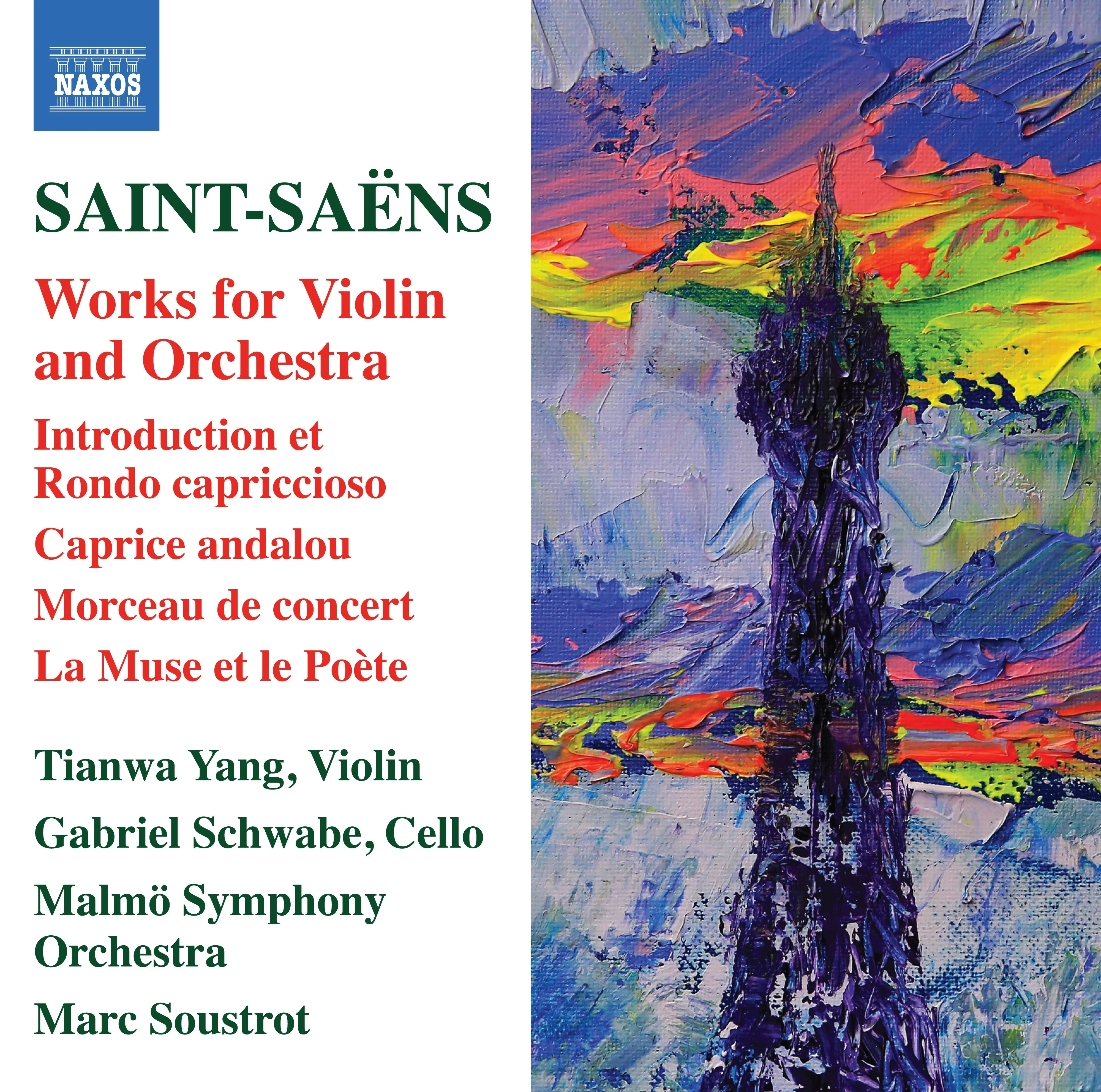 Saint-Saëns: Works for Violin & Orchestra / Tianwa Yang, Schwabe, Soustrot, Malmö Symphony - Image 2