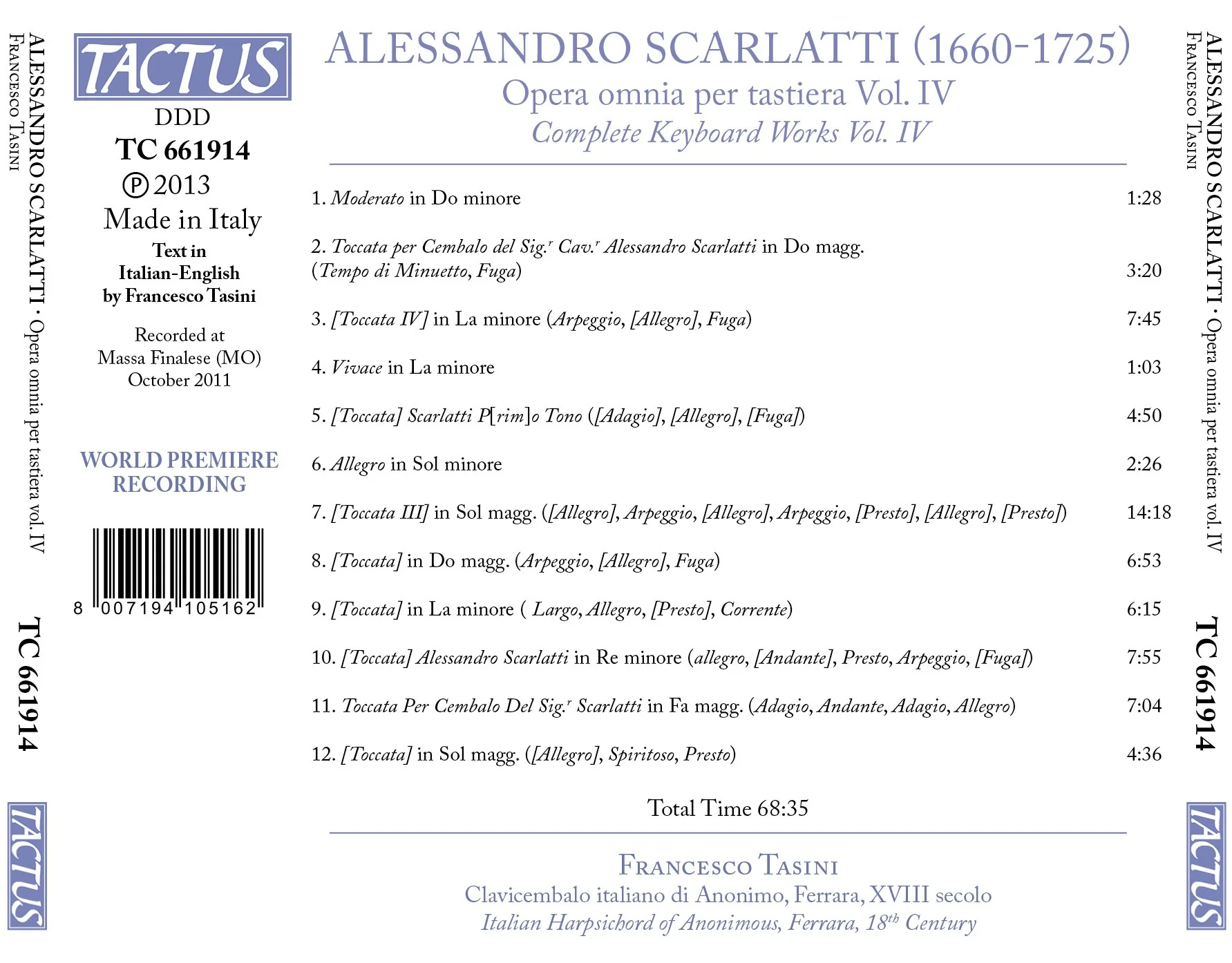 Scarlatti: Opera omnia per tastiera (Complete Keyboard Works - Image 2