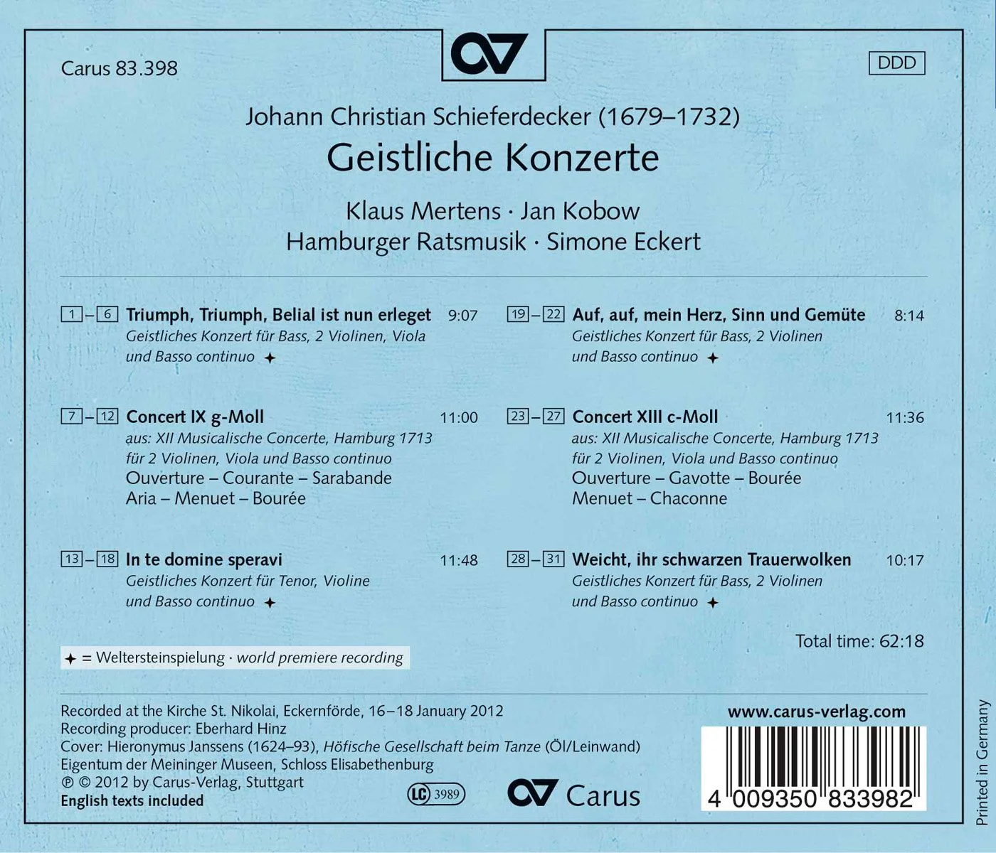 Schieferdecker: Geistliche Konzerte - Image 2
