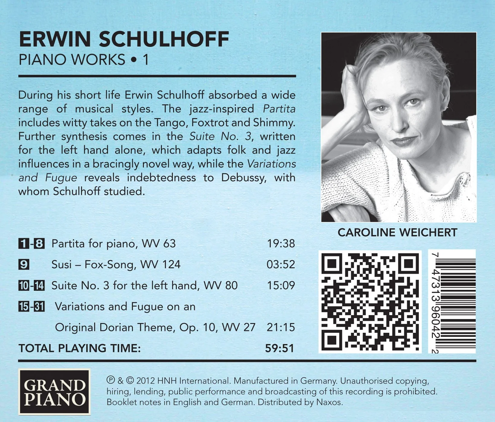 Schulhoff: Piano Works, Vol. 1 - Image 2